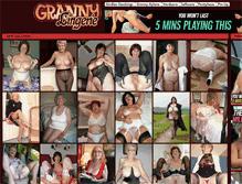 Tablet Screenshot of granny-lingerie.com